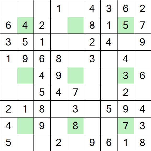 Center Dot Sudoku - Einfach