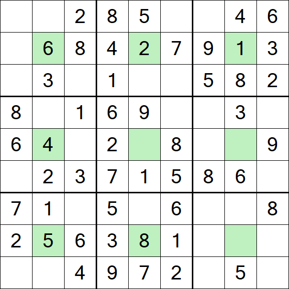 Center Dot Sudoku - Einfach