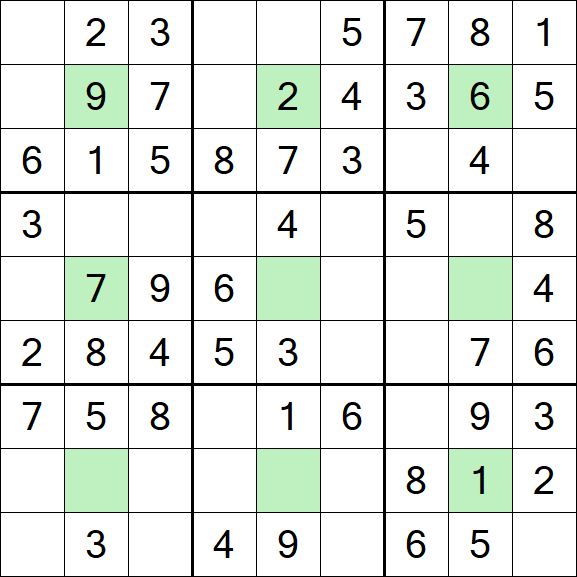 Center Dot Sudoku - Einfach