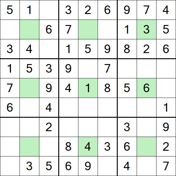 Center Dot Sudoku - Easy