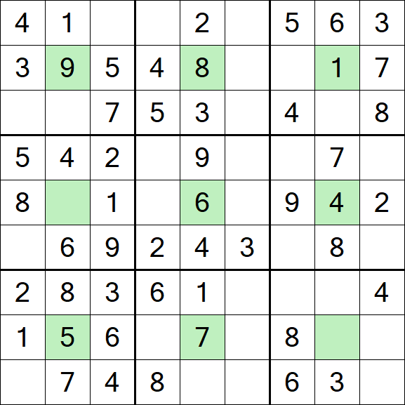 Center Dot Sudoku - Einfach