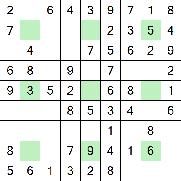 Center Dot Sudoku - Einfach