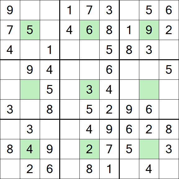 Center Dot Sudoku - Einfach