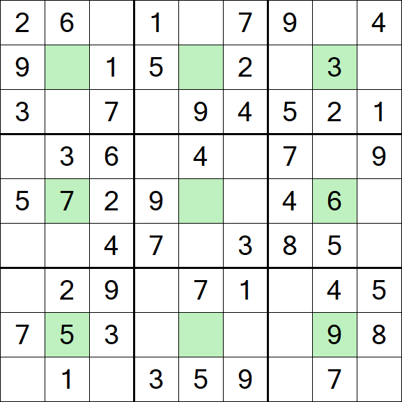 Center Dot Sudoku - Einfach