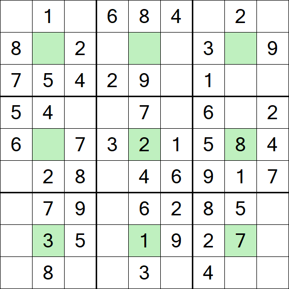 Center Dot Sudoku - Easy