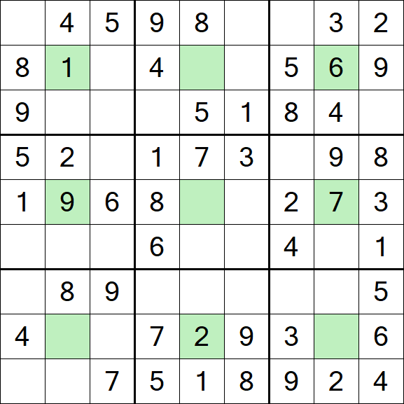 Center Dot Sudoku - Einfach