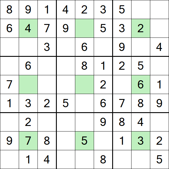 Center Dot Sudoku - Easy