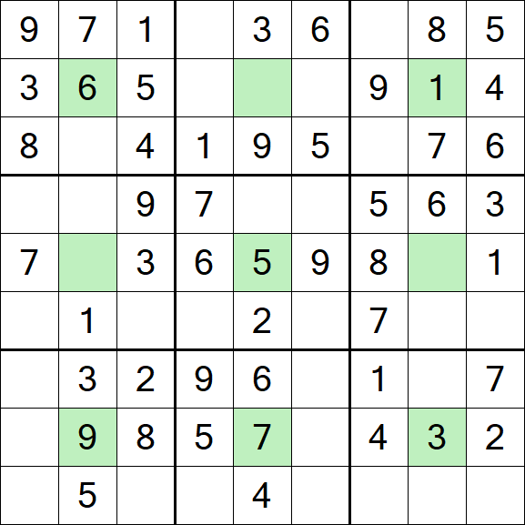 Center Dot Sudoku - Einfach