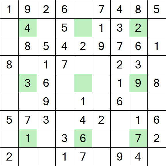 Center Dot Sudoku - Fácil