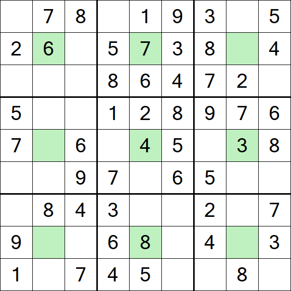 Center Dot Sudoku - Einfach