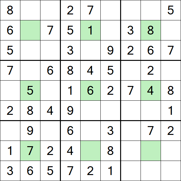 Center Dot Sudoku - Simple