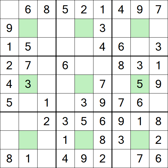Center Dot Sudoku - Simple