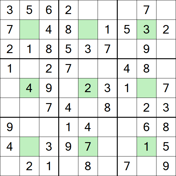 Center Dot Sudoku - Fácil
