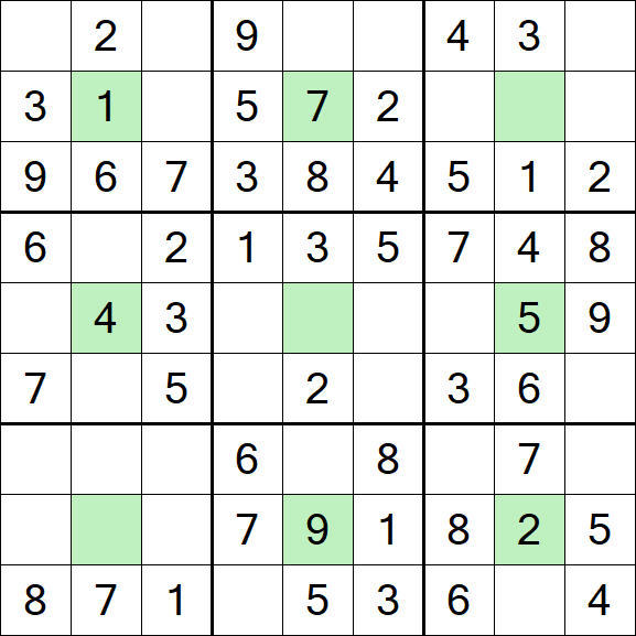 Center Dot Sudoku - Fácil