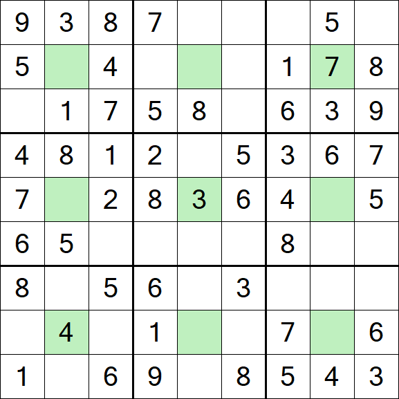 Center Dot Sudoku - Fácil