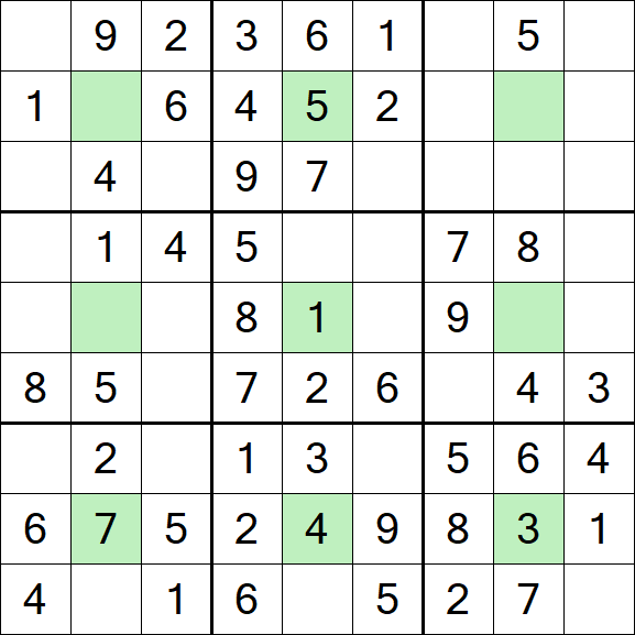 Center Dot Sudoku - Simple
