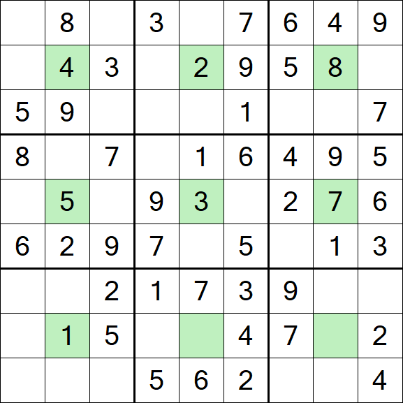Center Dot Sudoku - Simple