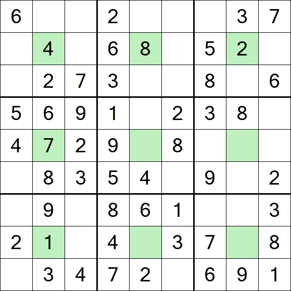 Center Dot Sudoku - Simple