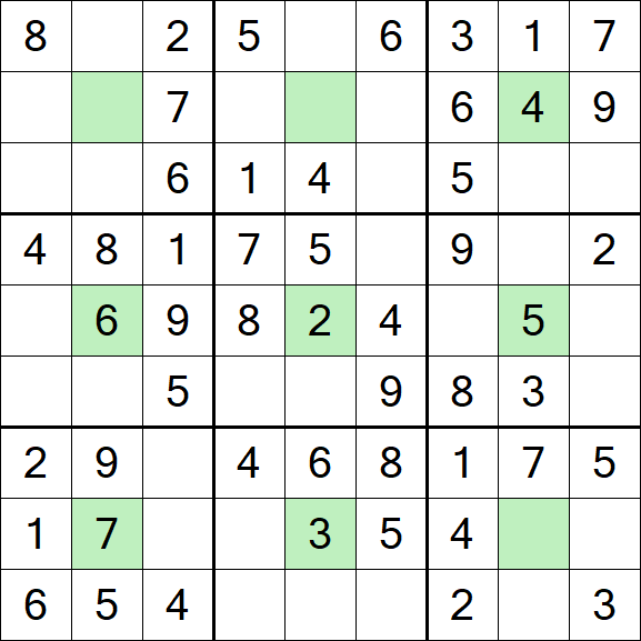 Center Dot Sudoku - Simple