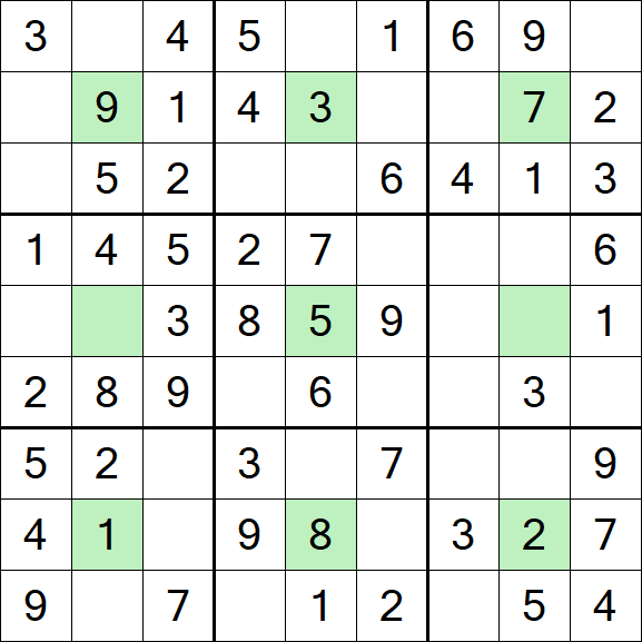Center Dot Sudoku - Simple