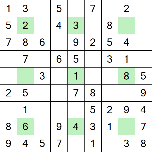 Center Dot Sudoku - Simple