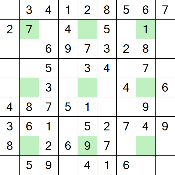 Center Dot Sudoku - Simple