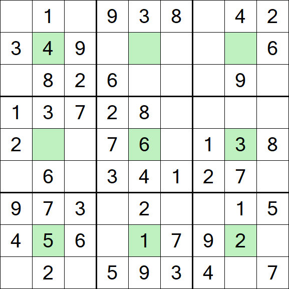 Center Dot Sudoku - Simple