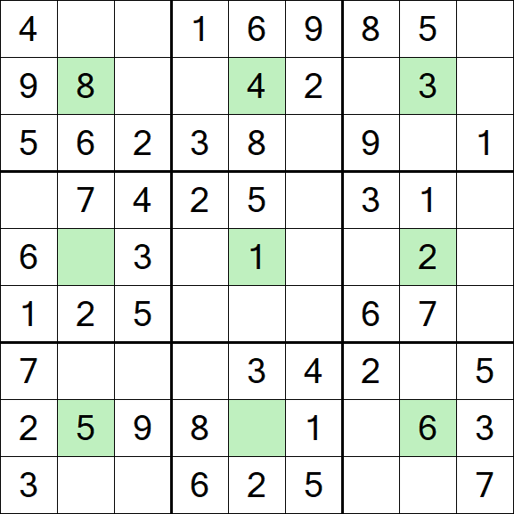 Center Dot Sudoku - Simple