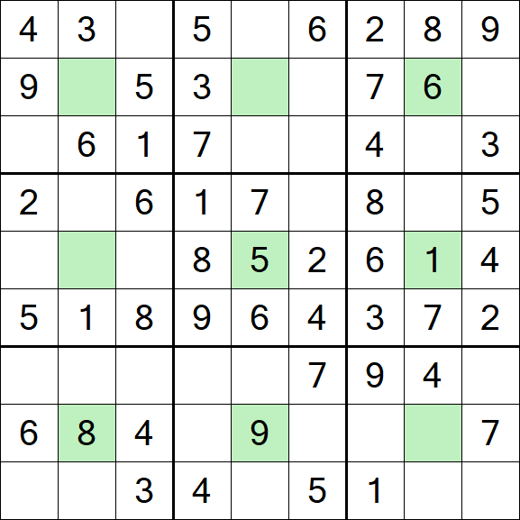 Center Dot Sudoku - Easy