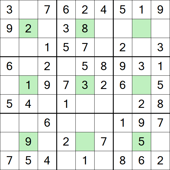 Center Dot Sudoku - Easy