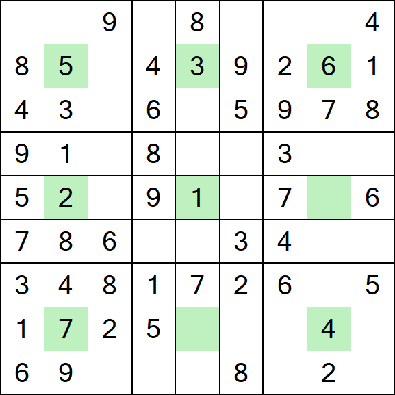 Center Dot Sudoku - Easy