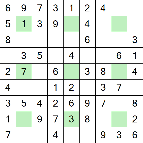 Center Dot Sudoku - Simple