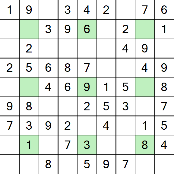 Center Dot Sudoku - Simple