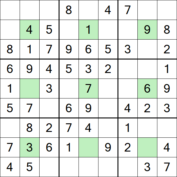 Center Dot Sudoku - Simple