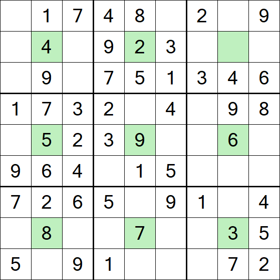 Center Dot Sudoku - Easy