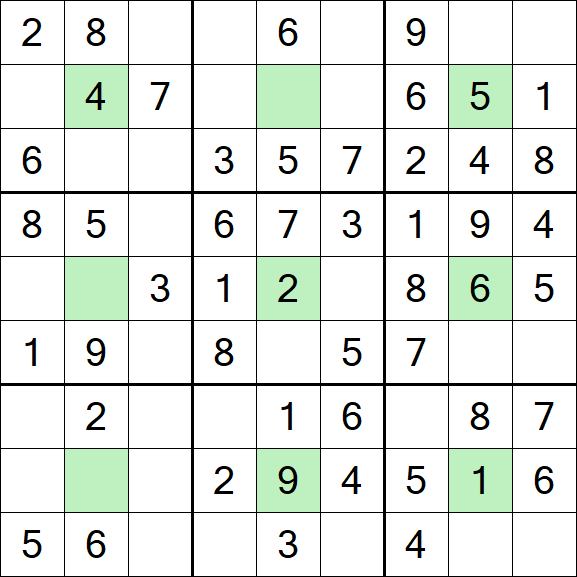 Center Dot Sudoku - Simple