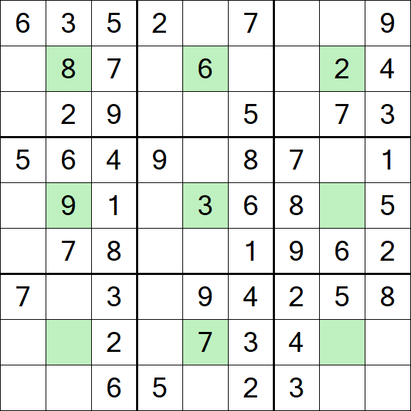 Center Dot Sudoku - Simple
