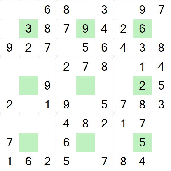 Center Dot Sudoku - Simple