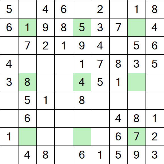Center Dot Sudoku - Simple