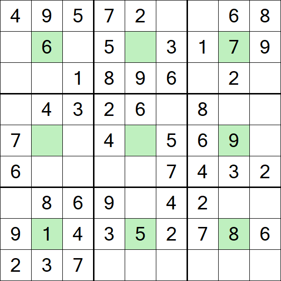 Center Dot Sudoku - Simple