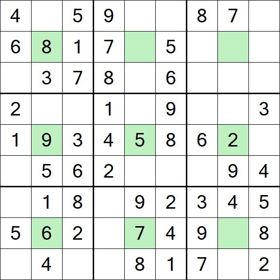 Center Dot Sudoku - Simple