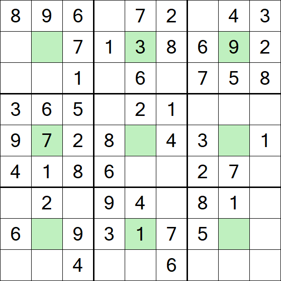 Center Dot Sudoku - Simple