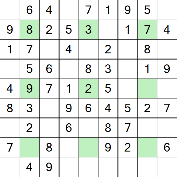 Center Dot Sudoku - Easy