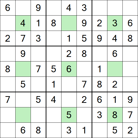 Center Dot Sudoku - Simple