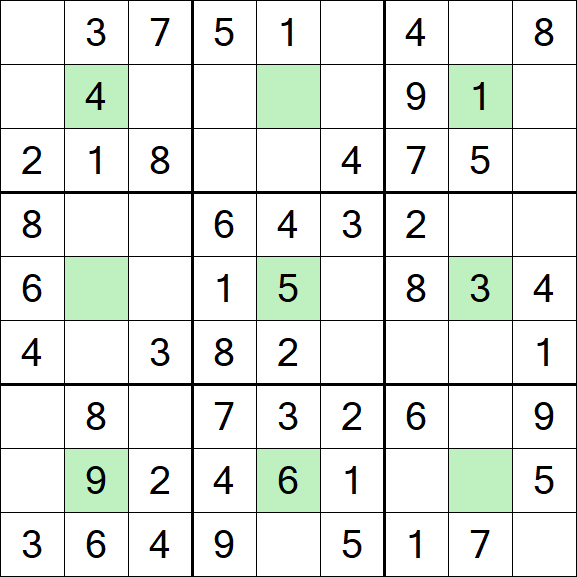 Center Dot Sudoku - Simple
