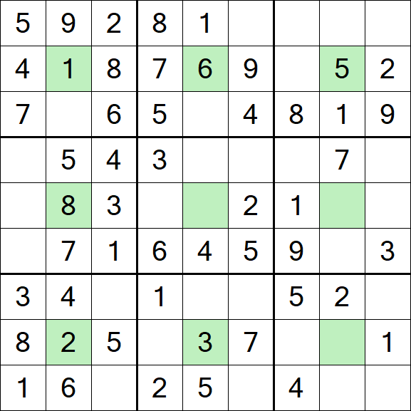 Center Dot Sudoku - Simple