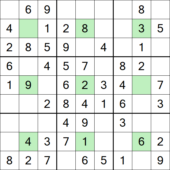 Center Dot Sudoku - Fácil