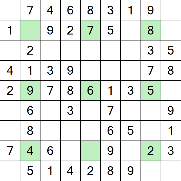 Center Dot Sudoku - Fácil