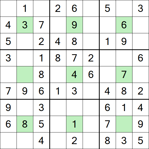 Center Dot Sudoku - Easy