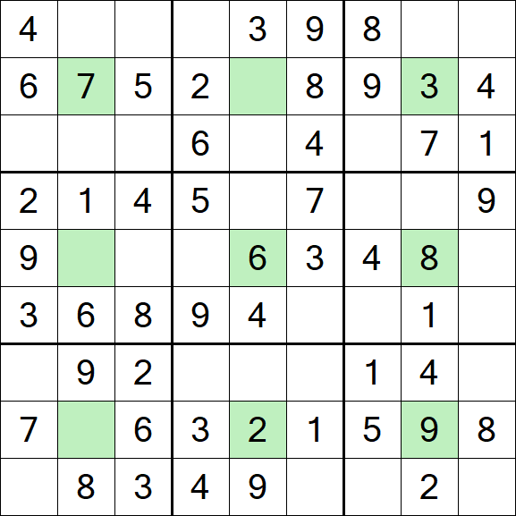 Center Dot Sudoku - Simple
